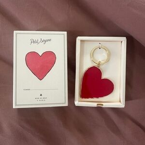NIB Limited Edition Sezane Heart Keychain